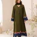 3PC Unstitched Dhanak Embroidered Shirt with Dhanak Dupatta MT-112 A