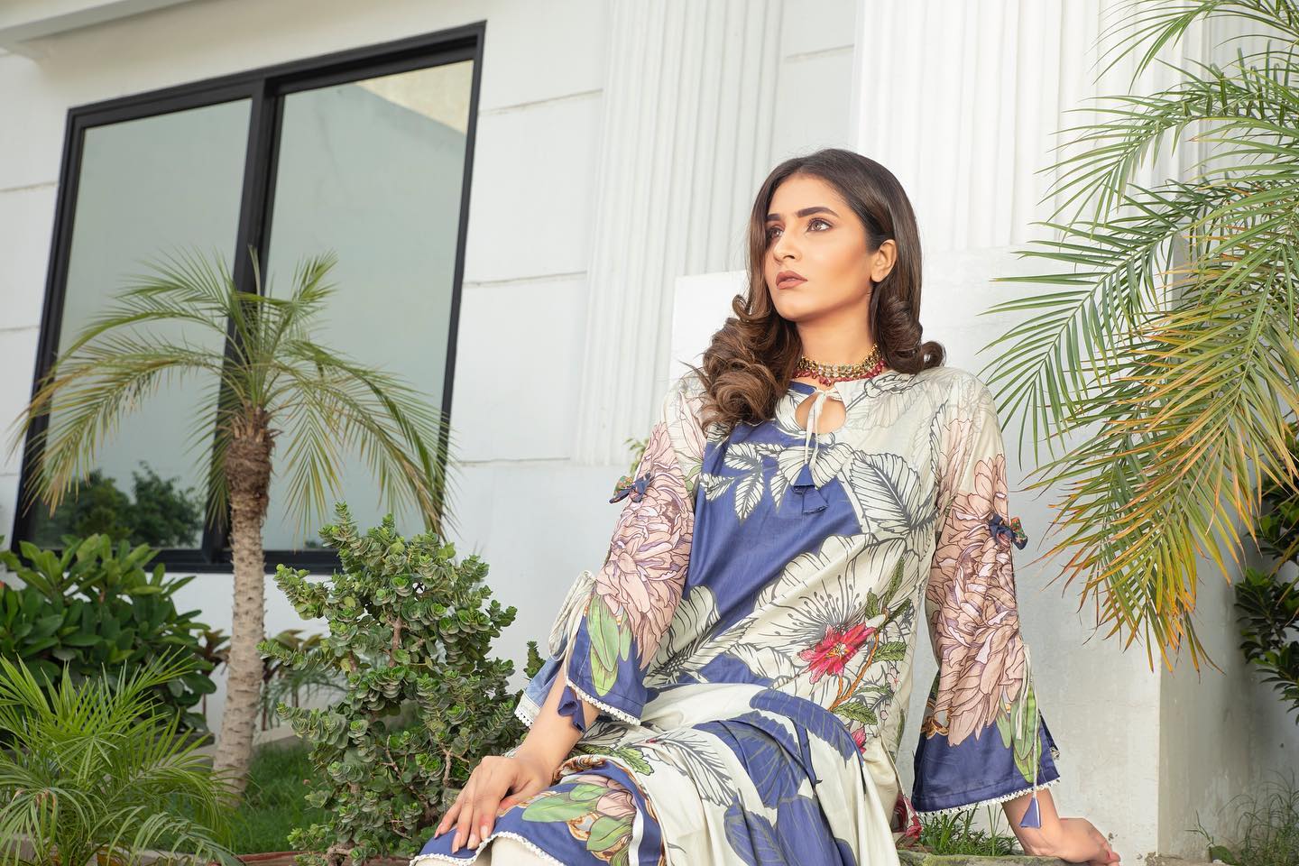 'GUL E NASREEN' Printed lawn collection.