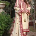 3PC Unstitched Dhanak Embroidered Shirt with Dhanak  Embroidered Shawl MT-113
