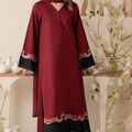 3PC Unstitched Dhanak Embroidered Shirt with Dhanak Dupatta MT-112 B
