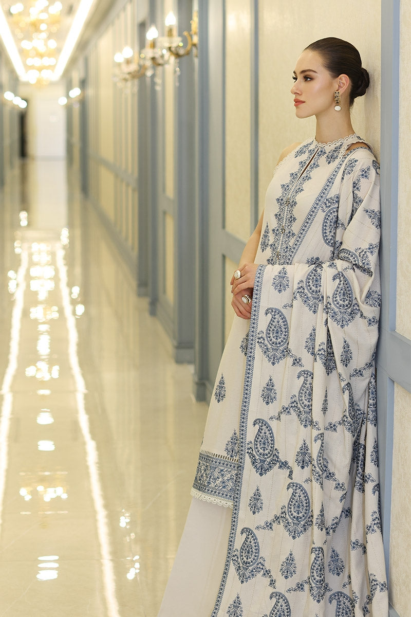 3PC Unstitched Dhanak Embroidered Shirt with Dhanak Embroidered Dupatta MT-102